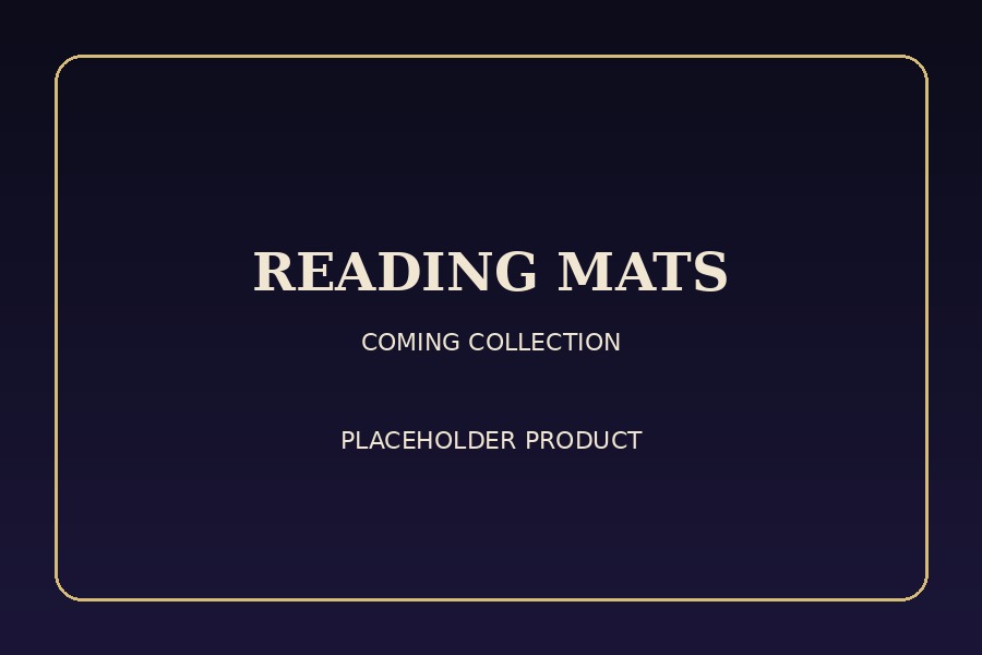 Placeholder reading mat collection