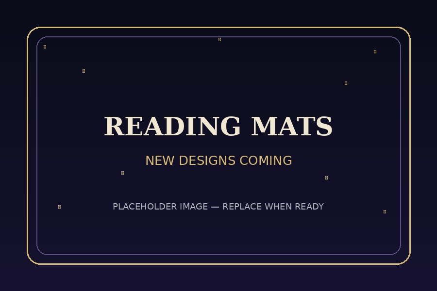 Preview placeholder for tarot and oracle card reading mats